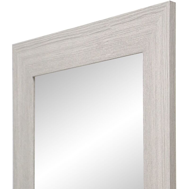 

Espejo de Pared Fabricado en España- Varios Tamaños - Espejo Vestidor, Salón, Baño, Entraditas- Modelo MDF8 (Perla, 65x85 cm)