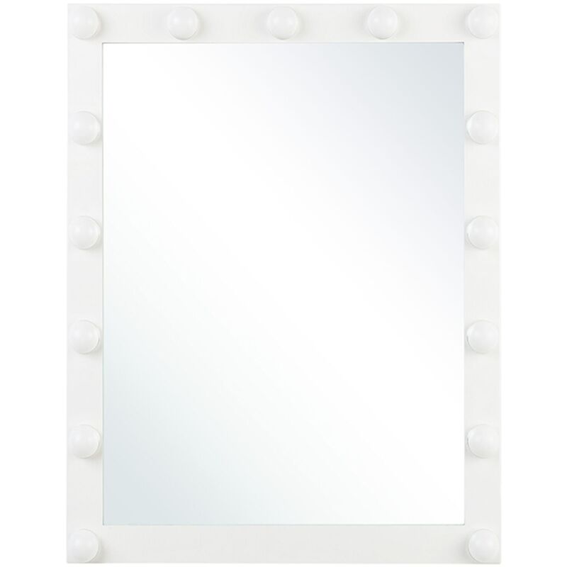 

Beliani - Espejo de pared LED blanco 50 x 60 cm ODENAS