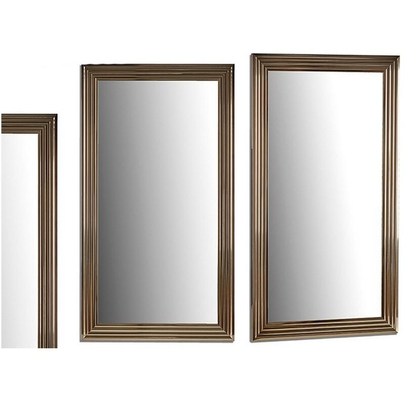 

Espejo de pared Madera Vidrio Dorado (75 x 3 x 135 cm)