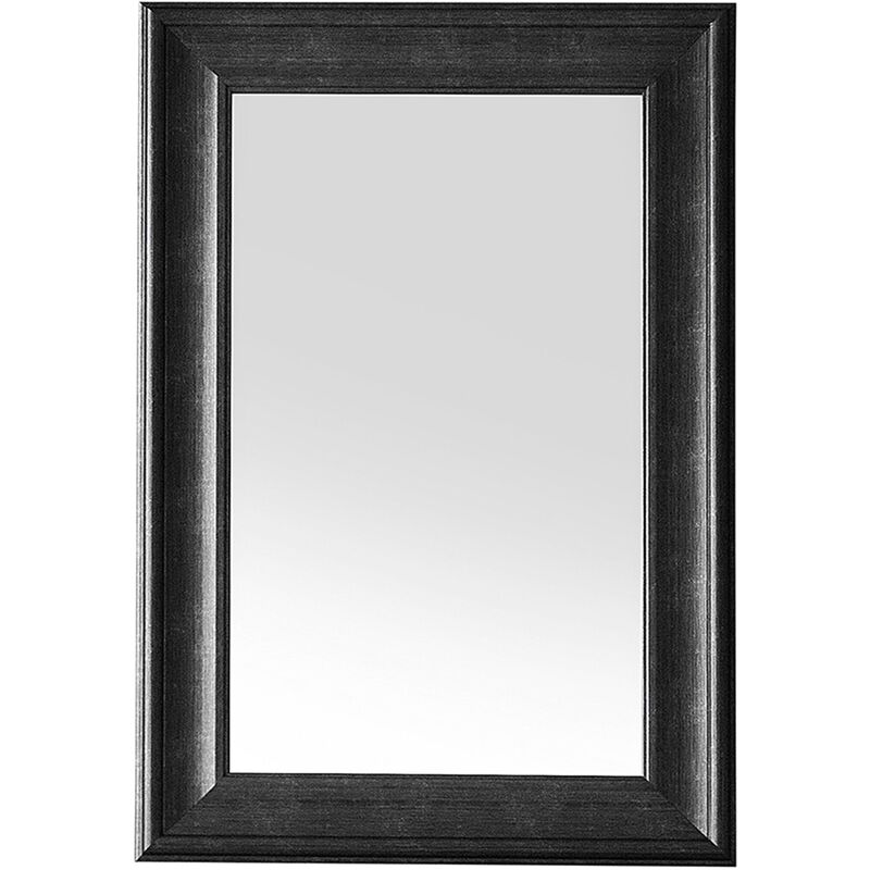 

Beliani - Espejo de pared negro 61x91 cm LUNEL