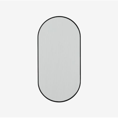Espejo de pared ovalado en aluminio 35x70 cm Elbert SKLUM             