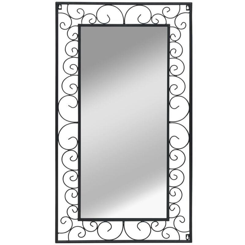 

Happyshopping - Espejo de pared rectangular 60x110 cm negro