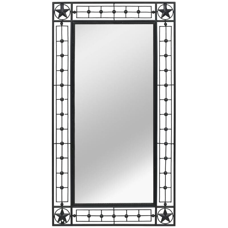 

Youthup - Espejo de pared rectangular 60x110 cm negro - Negro