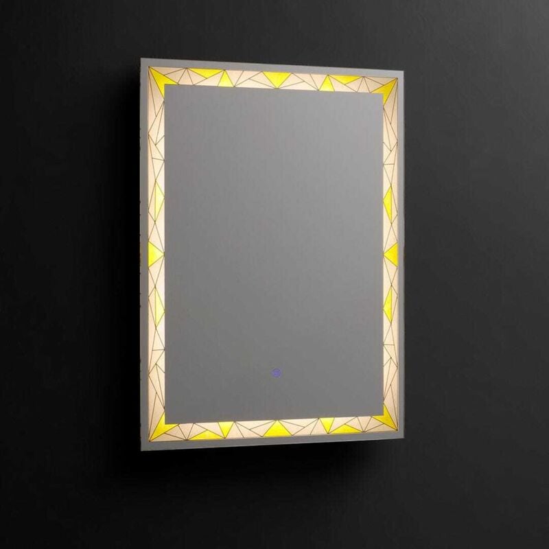 Miroir Mural Rectangulaire Éclairé Par Led 60X80