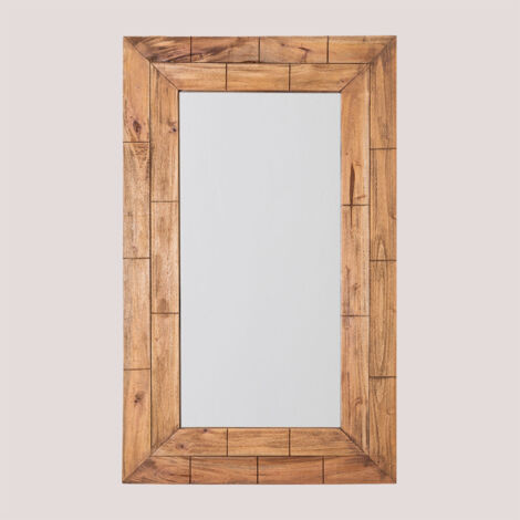 Espejo de Pared Rectangular en Madera Reciclada Mirio SKLUM Madera Reciclada