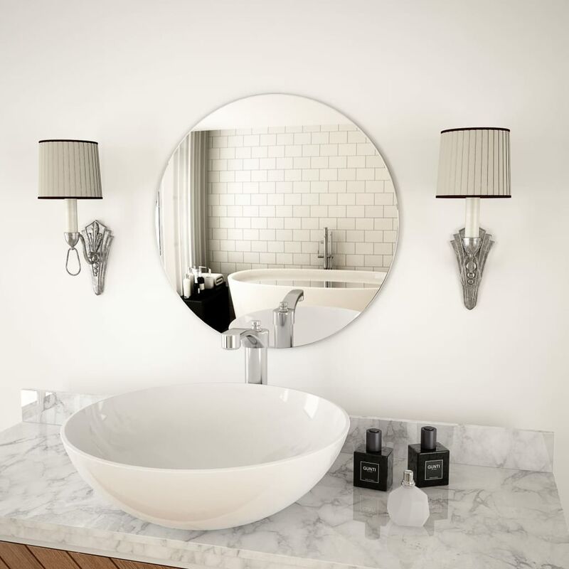 

Espejo de pared redondo vidrio 50 cm
