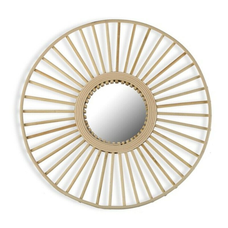 

Espejo de pared Rueda Bambú (2 x 50 x 50 cm)