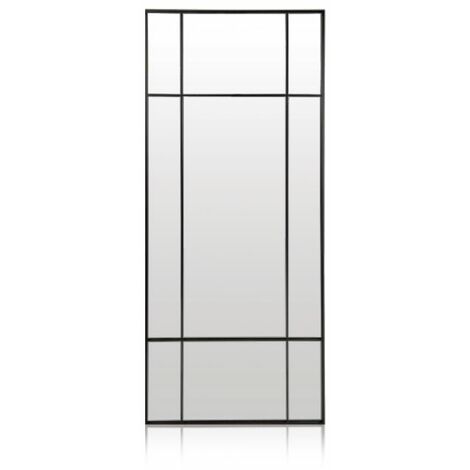 Espejo de pared Square Negro (ancho) x 170cm (alto)
