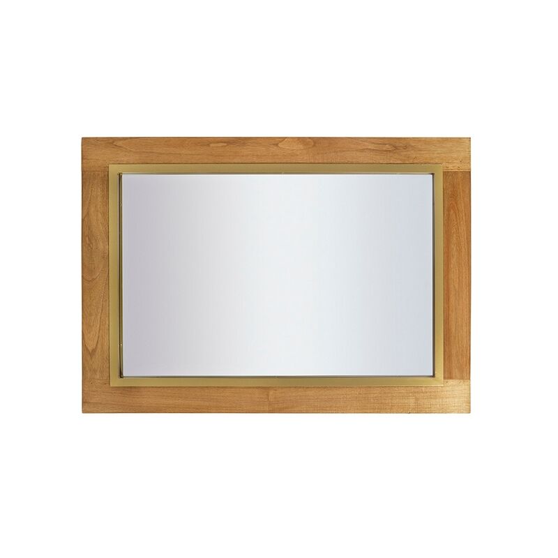 

Espejo de pared Stay Cristal madera de mindi (110 x 80 cm)