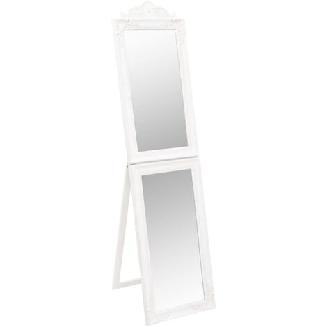 Espejo de pie blanco 50x200 cm vidaXL