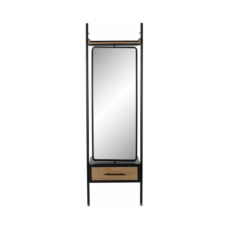 

Espejo de pie DKD Home Decor Negro Madera Metal Cristal (58 x 30 x 191 cm)