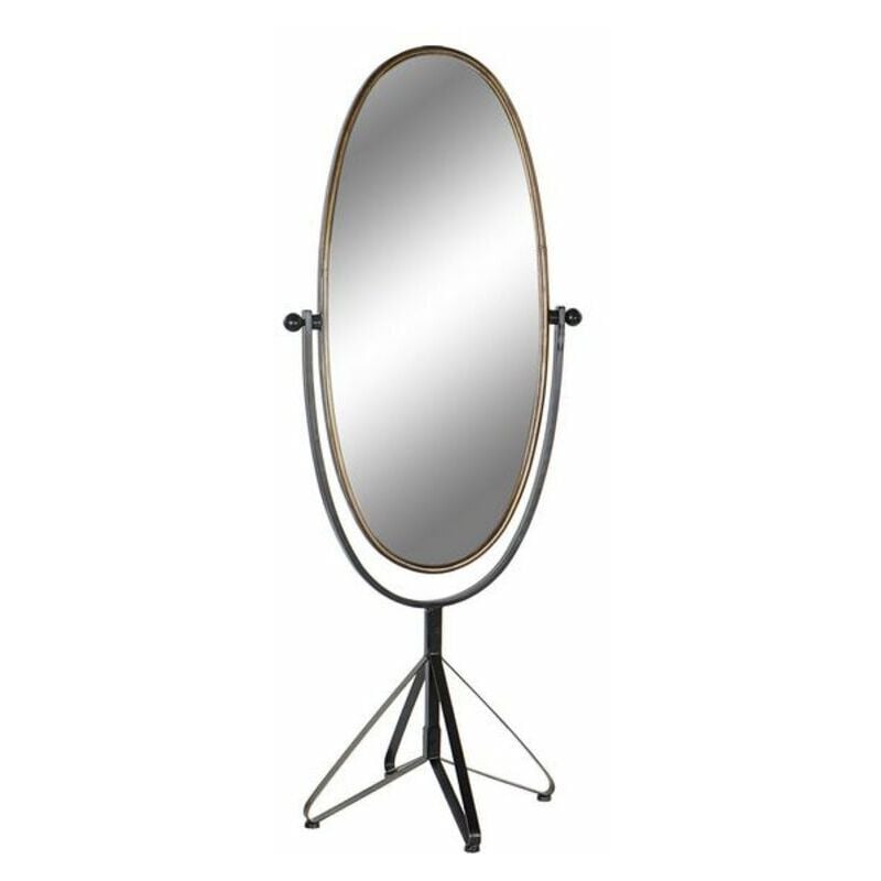 

Espejo de pie DKD Home Decor Negro Dorado Metal Vintage (66 x 57 x 163 cm)
