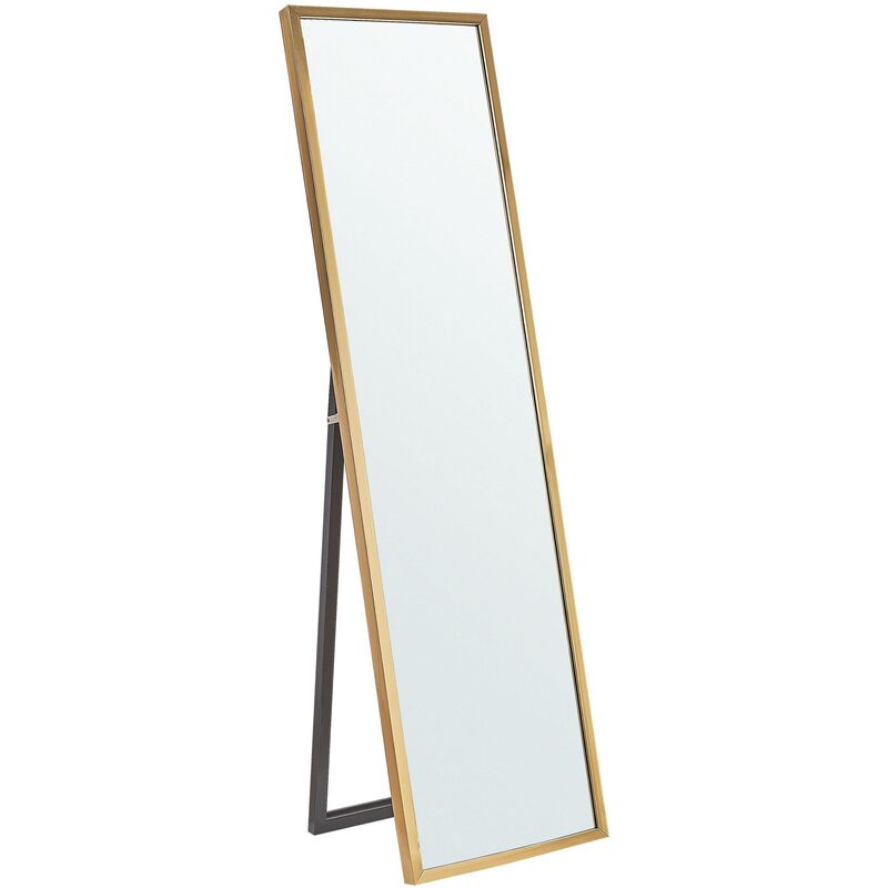 

Espejo de pie dorado 40 x 140 cm TORCY