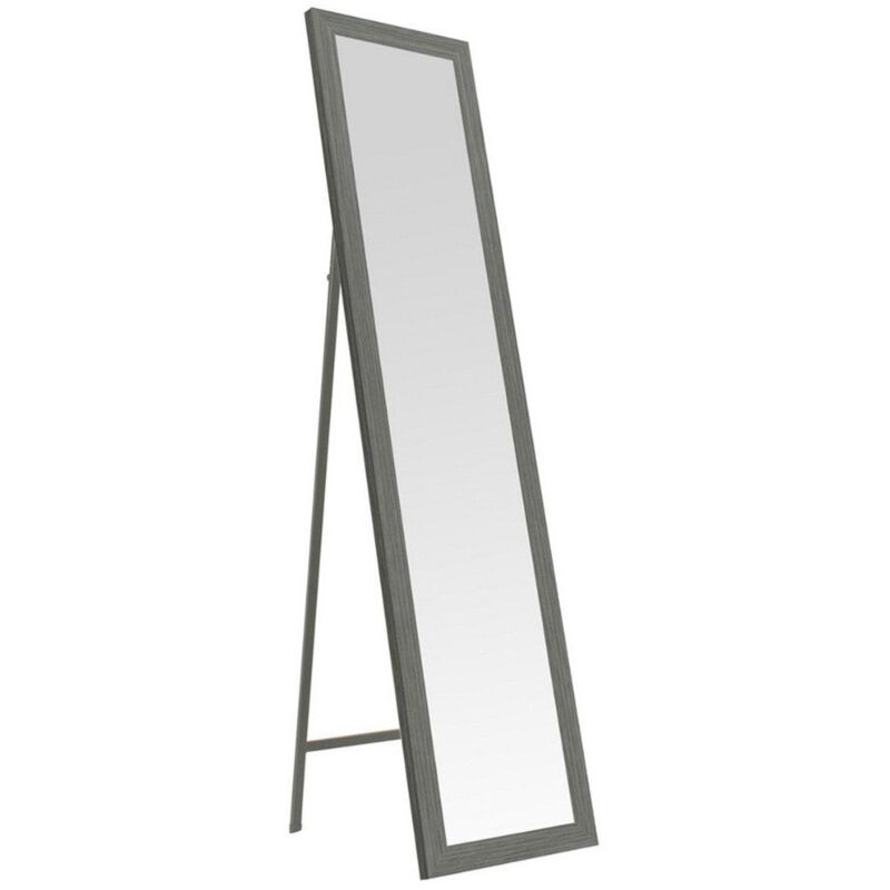 

Espejo de pie gris de madera MDF de 37x157 cm