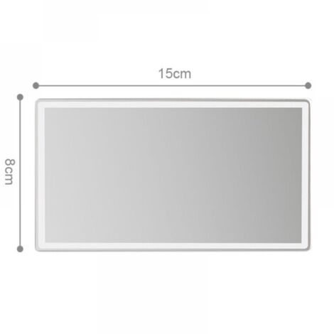 Espejo de tocador universal para coche, visera solar, espejo cosmético, 1 unidad para estilizar el vehículo.