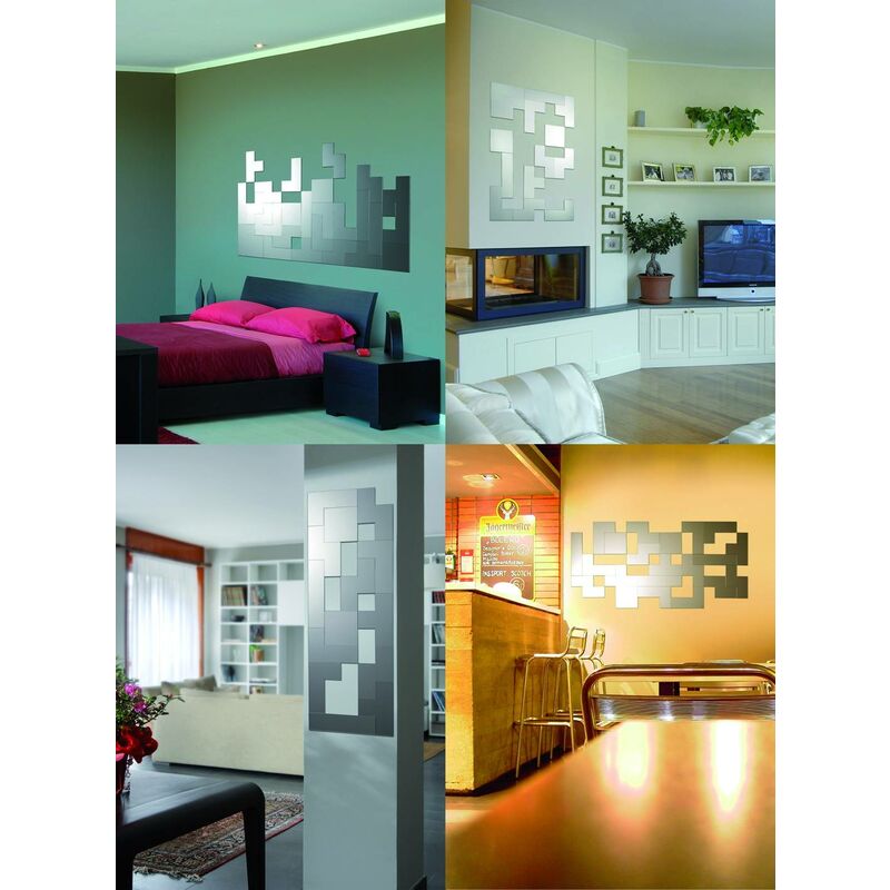

Espejo decorativo Tetrik Payme 7 piezas