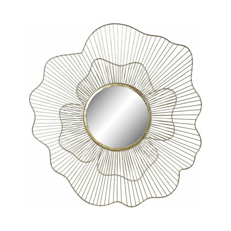 

Espejo DKD Home Decor Metal Dorado (75.5 x 3 x 75 cm)