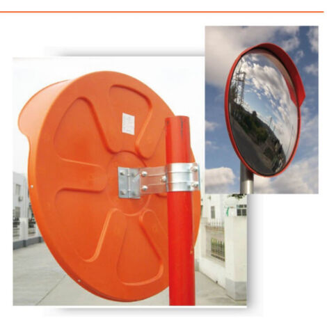 Espejo exterior para parking Ø80cm (válido para interior tubos de Ø75mm) SEKURECO                                                   POLICARBONATO 0'7mm