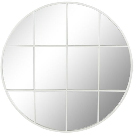 Espejo Hierro Espejo 80X2,5X80 Ventana Blanco ES204886