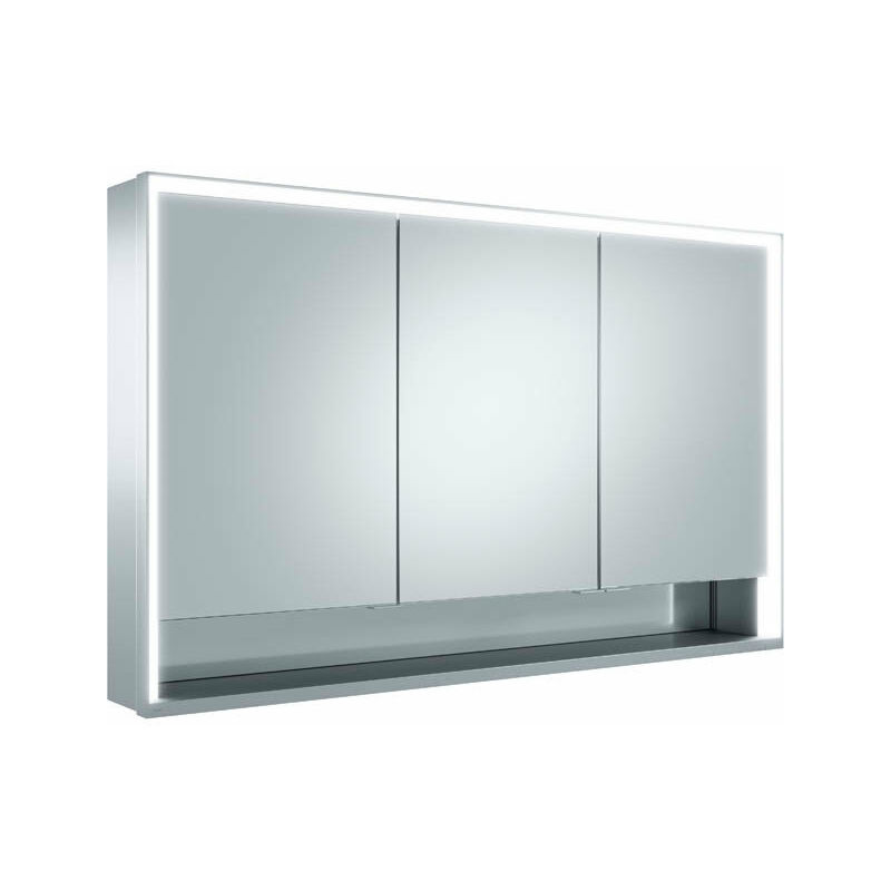 

Keuco Gmbh&co.kg - Armario con espejos Keuco Royal Lumos 14305, 3 puertas giratorias, de pared, 1200mm - 14305171301