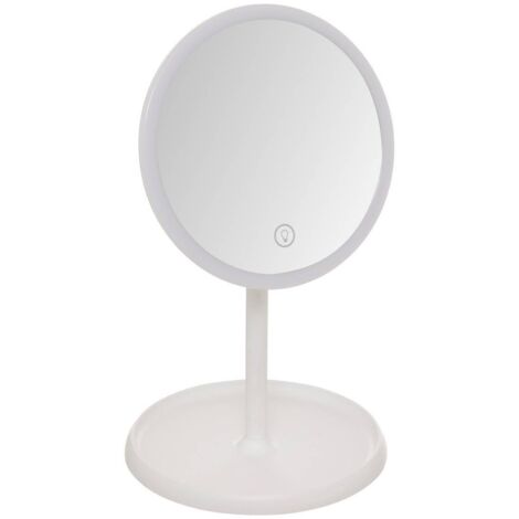 Espejo iluminado l19cm blanco - 5five