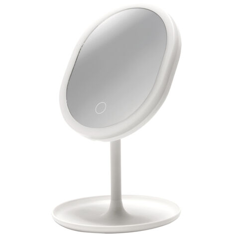 Espejo iluminado LED PRINCESSA USB 4500K blanco regulable