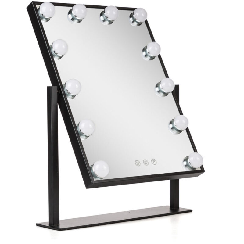 

Espejo Iluminado Maquillaje LED 4200ºK 41x47,5Cm Regulable Negro 30.000H [SUN-ESLED-03-B] (SUN-ESLED-03-B)