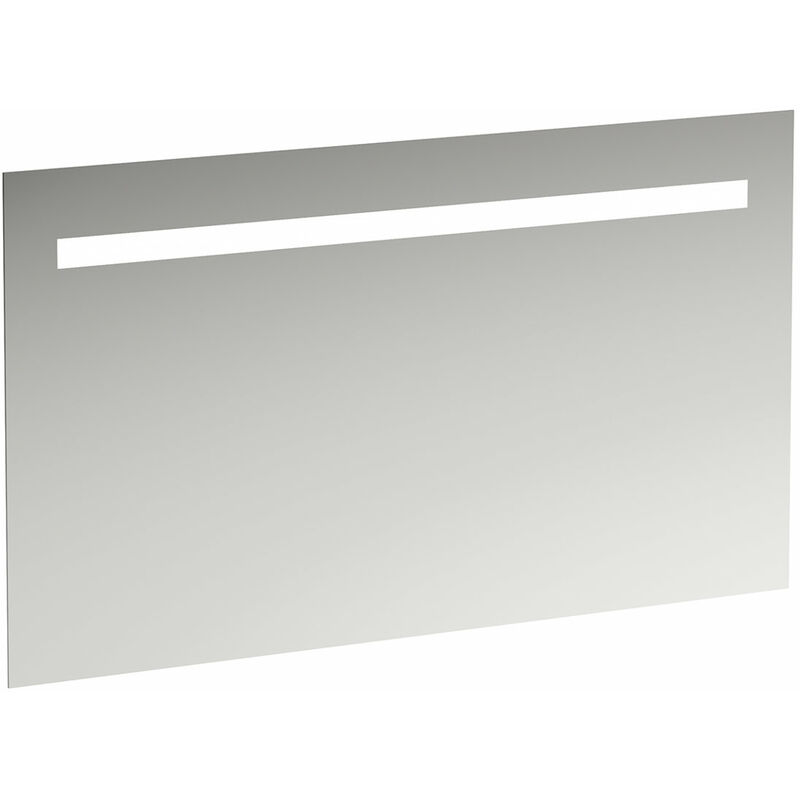 

Espejo Leelo con iluminación LED horizontal integrada, marco de aluminio, 1200 mm, versión para interruptor de luz externa - H4476719501441 - Laufen