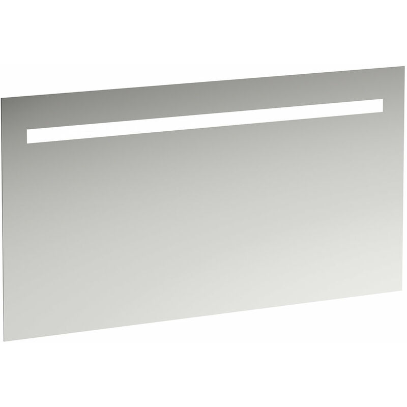 

Espejo Laufen Leelo con iluminación LED horizontal integrada, marco de aluminio, 1300 mm, versión para interruptor de luz externa - H4476819501441
