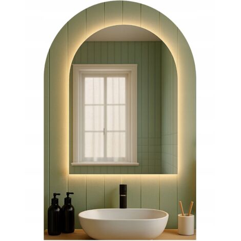 Espejo LED 40x80 Impermeable IP65 Colgable NOA Forma Irregular