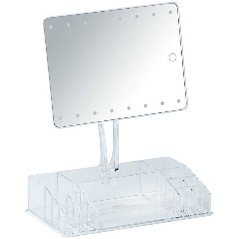 

Espejo LED de pie con organizador Farnese