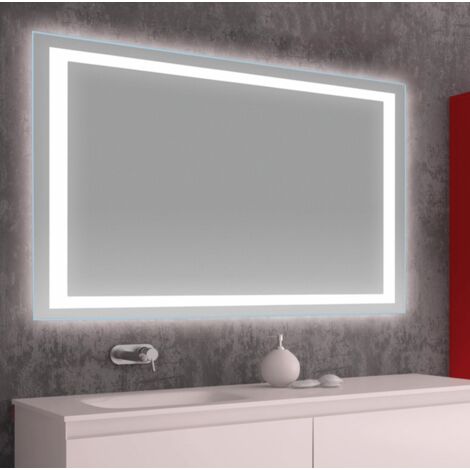 Espejo LED modelo NOVELA rectangular 70 x 100 cm