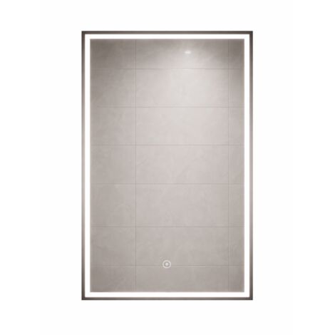 Espejo LED rectangular - 50 x 70 cm - Iluminación LED frontal - NÉRIA