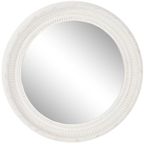 Espejo Madera Espejo 66X5X66 Blanco