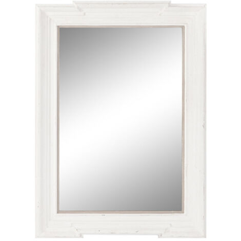 Espejo Madera Espejo 85X5X120 Blanco