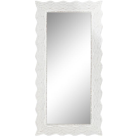 Espejo Mango Cristal 90X4X180 Decape Blanco