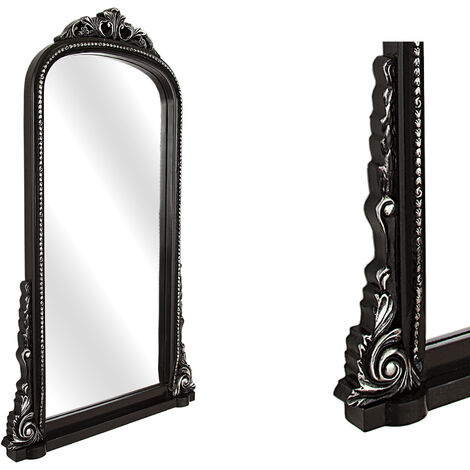 Espejo Mdf Negro Mate  Stylo Frances 232328
