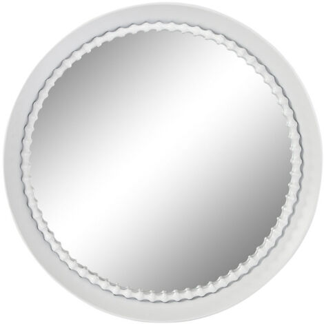 Espejo Metal 85,5X9,5X85,5 Blanco