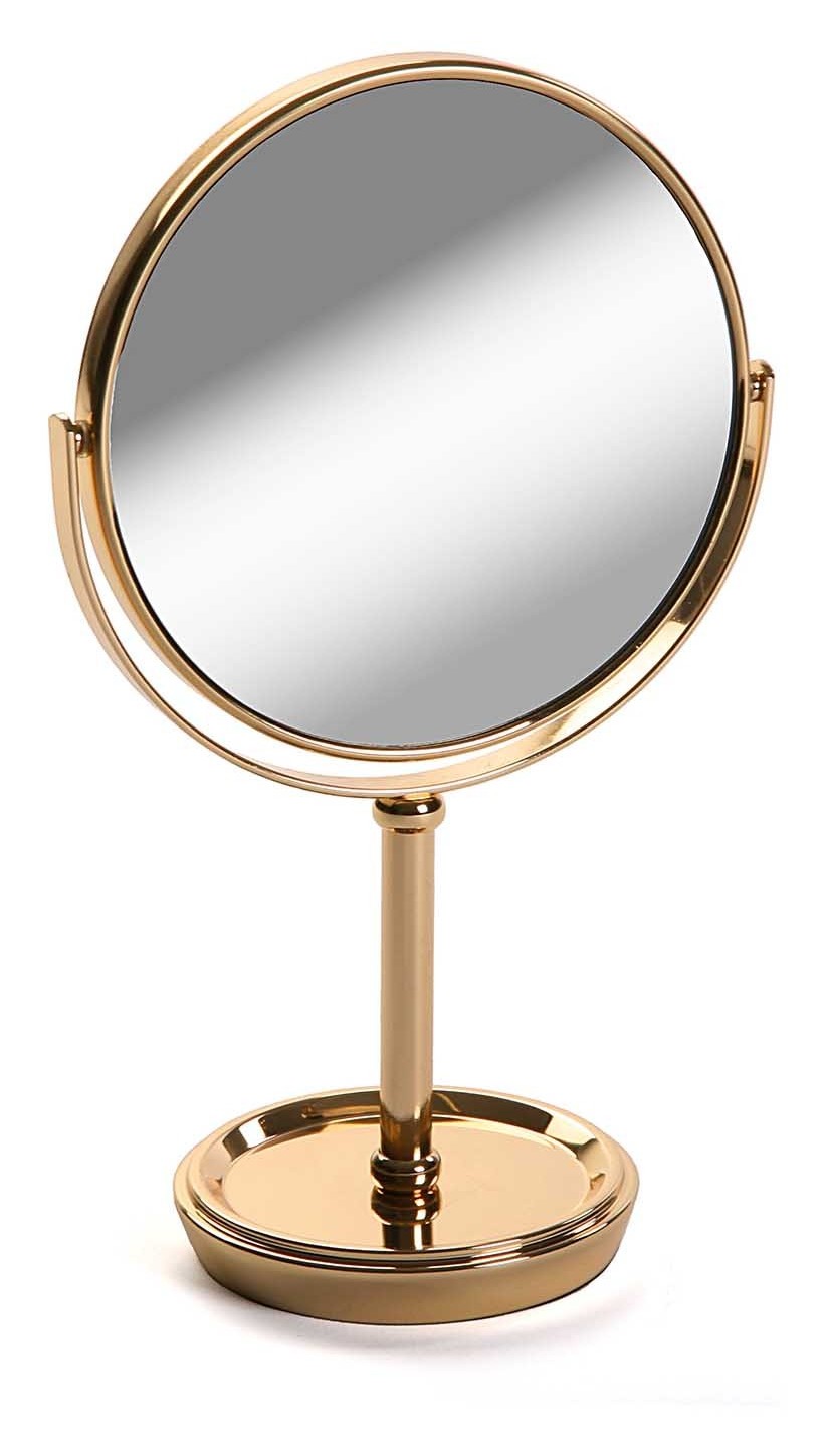 

Espejo Metal Dorado 5X