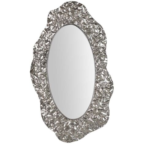 Espejo Metal Plateado 42X3X74 Cm