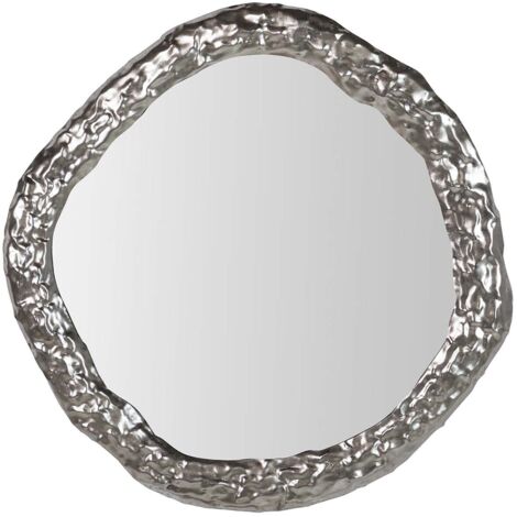 Espejo Metal Plateado 53X3X53 Cm