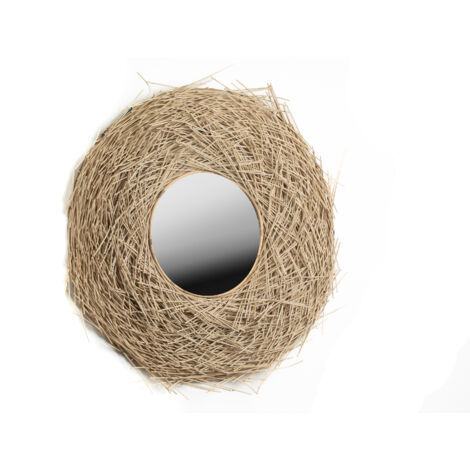 Espejo Nido Rattan