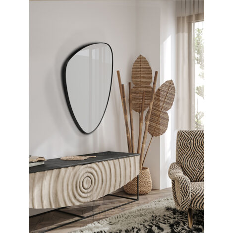 ESPEJO ORIO TRIANG 84X55 NEGRO