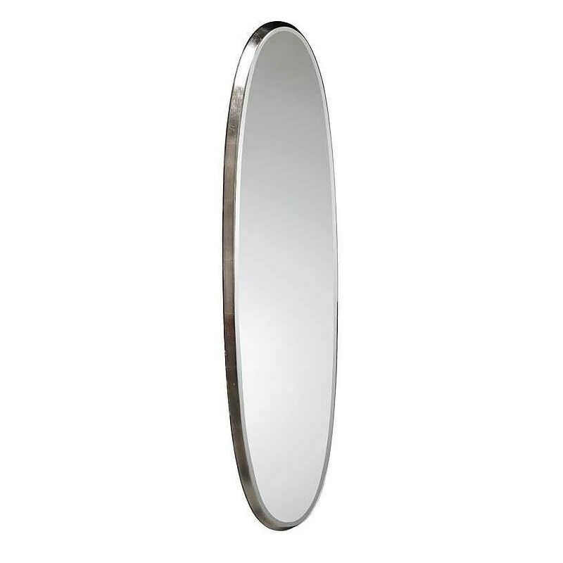 

Espejo ovalado modelo ARIES 136X36 marco pan de Plata - Schuller