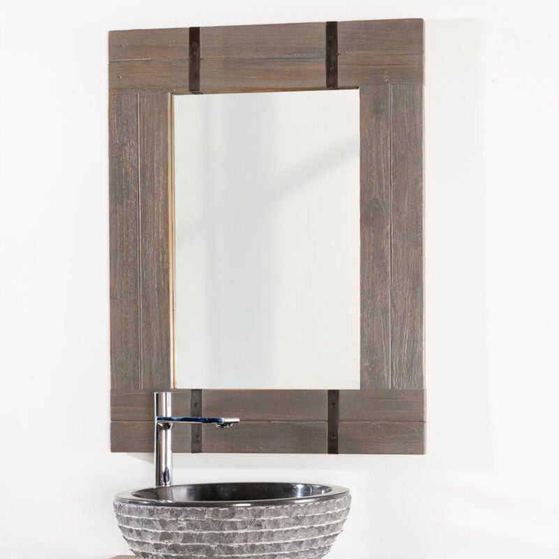 

Espejo para cuarto de baño Loft 60 x 80 gris
