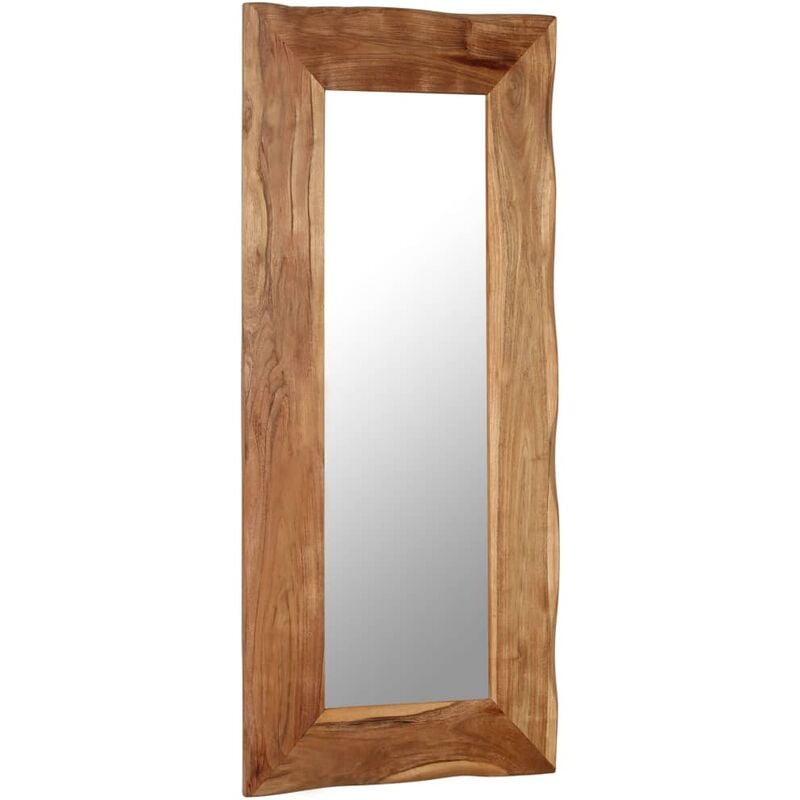 

Espejo para maquillaje de madera maciza de acacia 50x110 cm