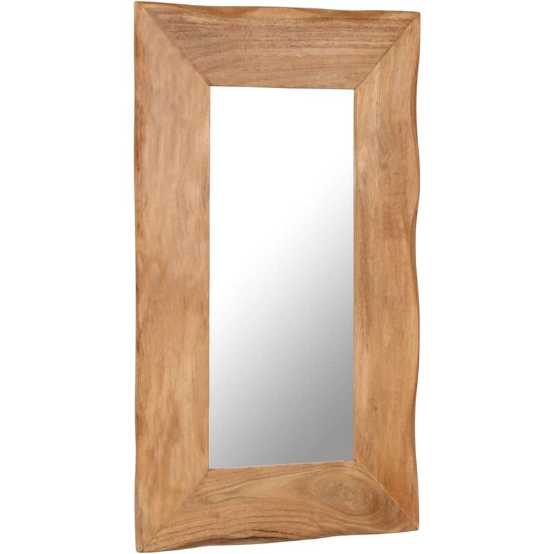 

Espejo para maquillaje de madera maciza de acacia 50x80 cm
