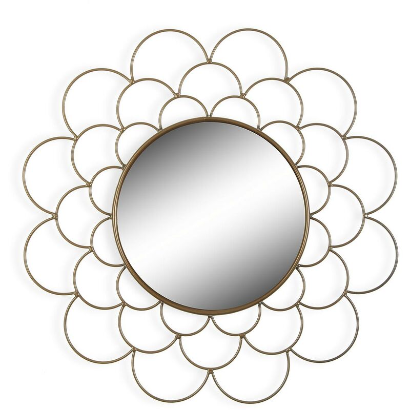 

Espejo Pared Metal Gold