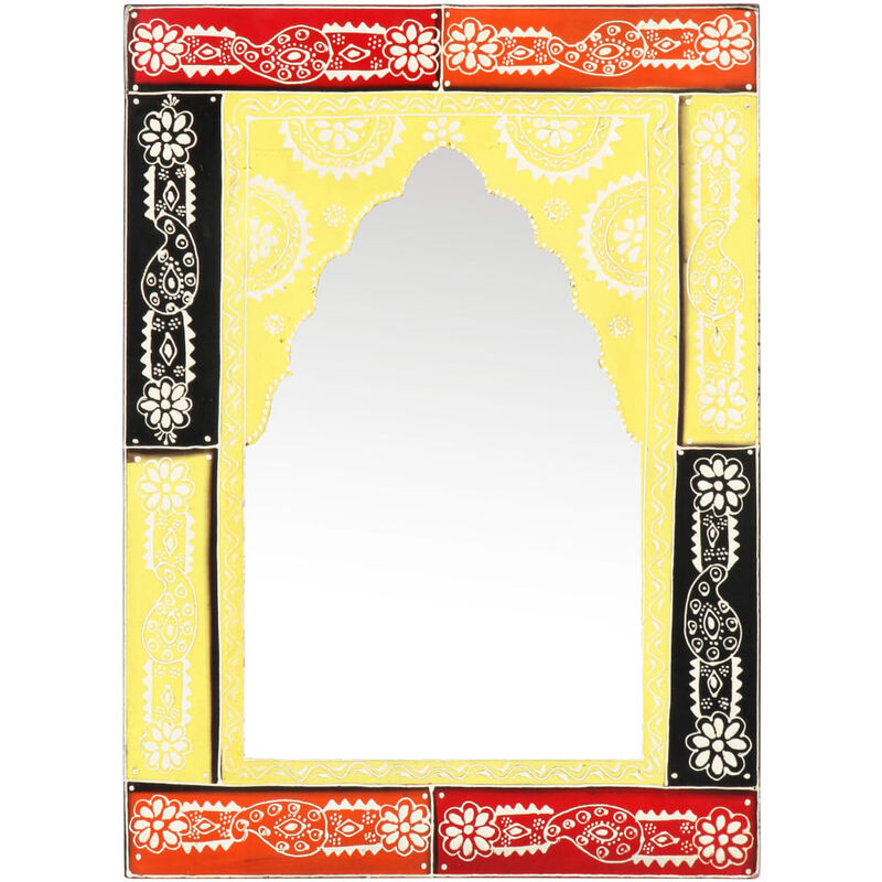

Espejo pintado a mano madera maciza de mango 40x55 cm