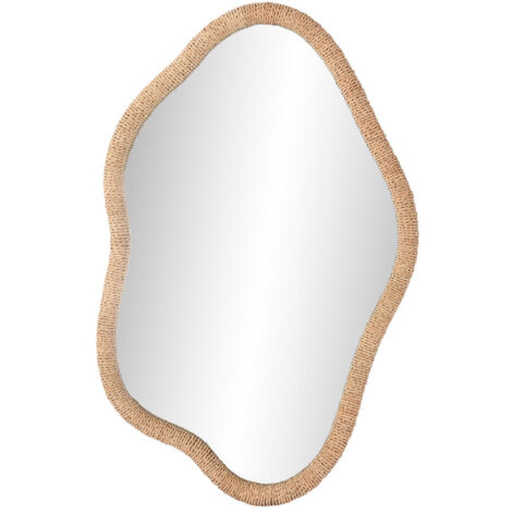 Espejo Ratan Cristal 63,5X4,5X101 Natural
